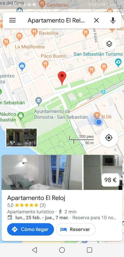 Apartamento El Reloj San Sebastián Esterno foto